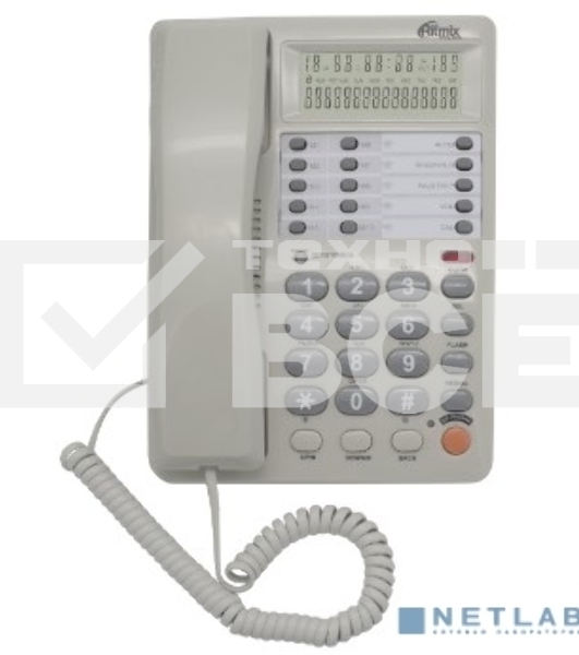 Телефон проводной Ritmix RT-495 белый