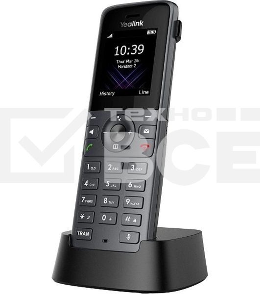 Телефон DECT-трубка Yealink W74H черный