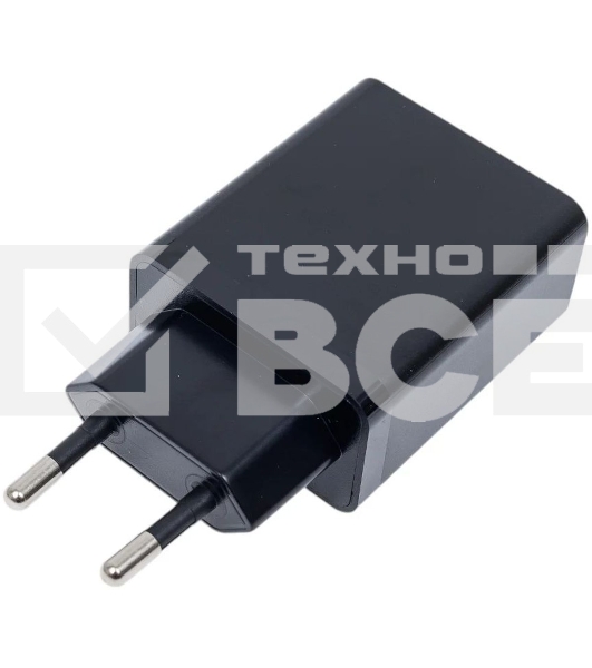 Сетевое зарядное устройство Vention на 3 порта USB 2.4A Черный