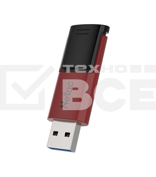 Флеш диск USB Drive Netac U182 Red USB3.0 64GB, retail version