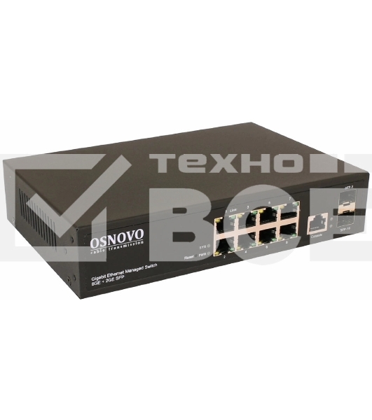 Коммутатор Osnovo SW-70802/L2 управляемый