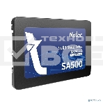 Накопитель SSD Netac SA500, 128Gb, SATA III, 2.5