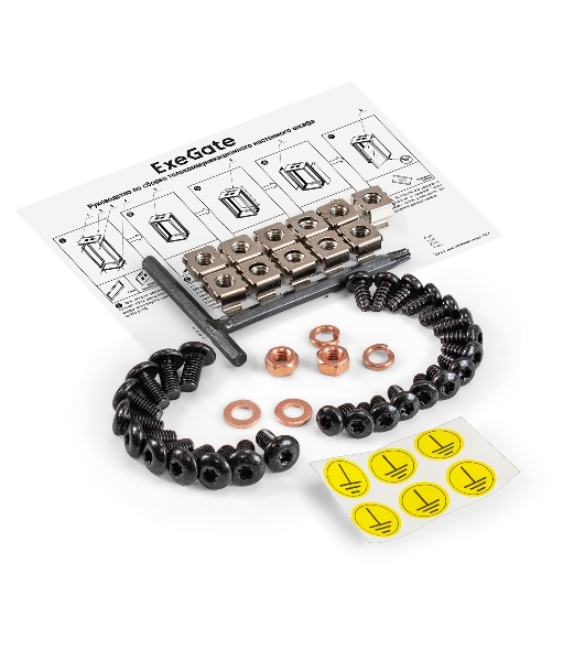 Шкаф телекоммуникационный 19' настенный 6U ExeGate EC-WM-6U.600.M.BLACK (19', 6U, 600x600x370 мм (ШхГхВ), передняя дверь металл, съемные боковые панели, пыле- и влагозащита IP23, черный RAL 9004)