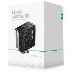 Устройство охлаждения(кулер) Deepcool AK400 Digital SE Soc-AM5/AM4/1200/1700/1851 черный 4-pin 19-28dB Al+Cu LCD 220W 812gr Ret (R-AK400-BKADMN-GJD), фото10