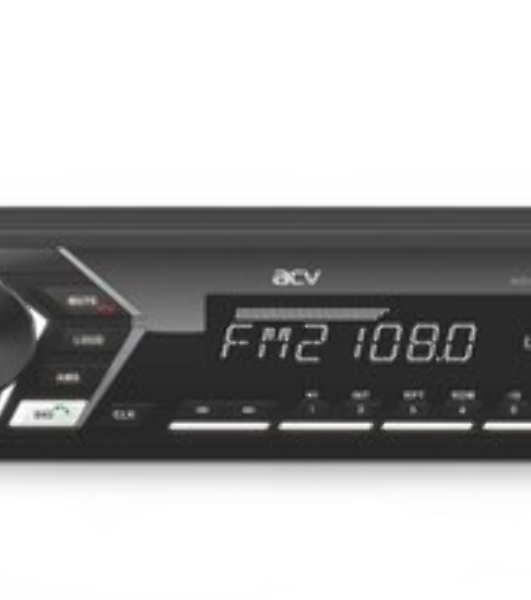 Автомагнитола ACV AVS-814BW, 1 DIN, Bluetooth, USB Type-A, AUX