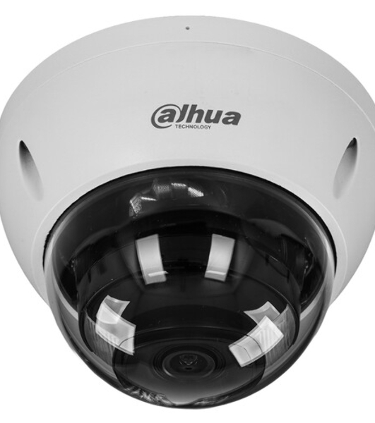 Уличная купольная IP-видеокамера Dahua DH-IPC-HDBW2449EP-S-IL-0280B Smart Dual Light с ИИ 4Мп, 1/2.9” CMOS, объектив 2.8мм, видеоаналитика, ИК до 30м, LED до 30м, IP67, корпус: металл
