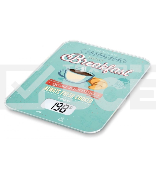 Весы кухонные Beurer KS19 Breakfast макс.вес:5кг рисунок