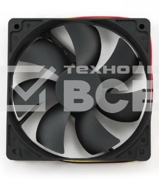 Вентилятор для корпуса Gembird FANCASE3 черный, 120 мм, 2000 об/мин, 38 дБ, 3 pin