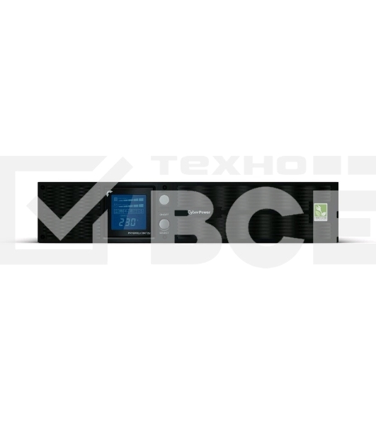 Источник бесперебойного питания CyberPower PR1500ELCDRT2U 1500VA/1350W USB/RJ11/45 (8 IEC)