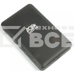 Внешний корпус для HDD/SSD AgeStar 3UBCP3 SATA пластик черный 2.5