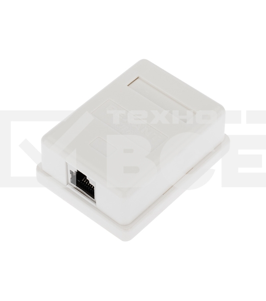 Рoзетка компьютерная внешняя, 1-порт RJ-45 (8P8C), FTP экранированная, категория 6, Rexant