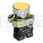 Кнопка управления LAY5-BA51 без подсветки желтая 1з BBT60-BA-K05 IEK, фото2