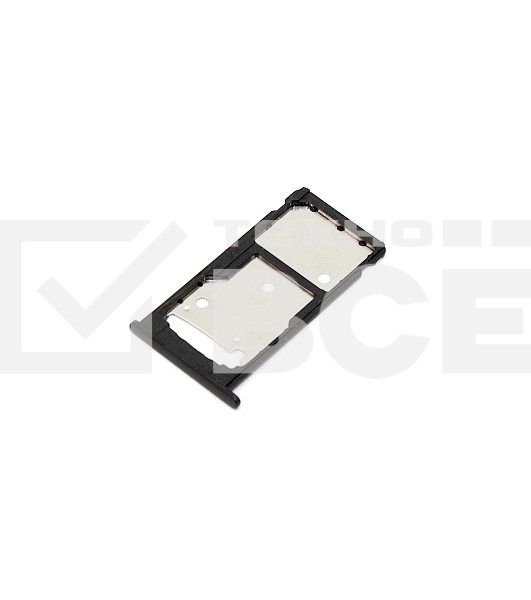 Лоток для SIM-карты Huawei Y7 2017 черный