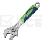 Ключ разводной, 200мм, переставная губка, 2-х комп.рукоятка Сибртех, фото8