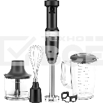 Погружной блендер KitchenAid 5KHBV83EBM с аксессуарами, матовый черный, фото4
