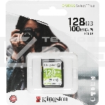 Флеш карта SDHC 128Gb Class10 Kingston <SDS2/128GB>, Canvas Select 100R CL10 UHS-I, фото14