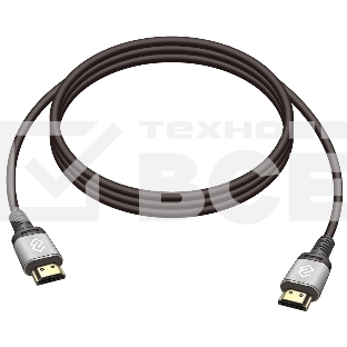 Кабель аудио-видео Digma HDMI (m)/HDMI (m) 2м. позолоч.конт. черный (D-HDMI-V2.0-2M)