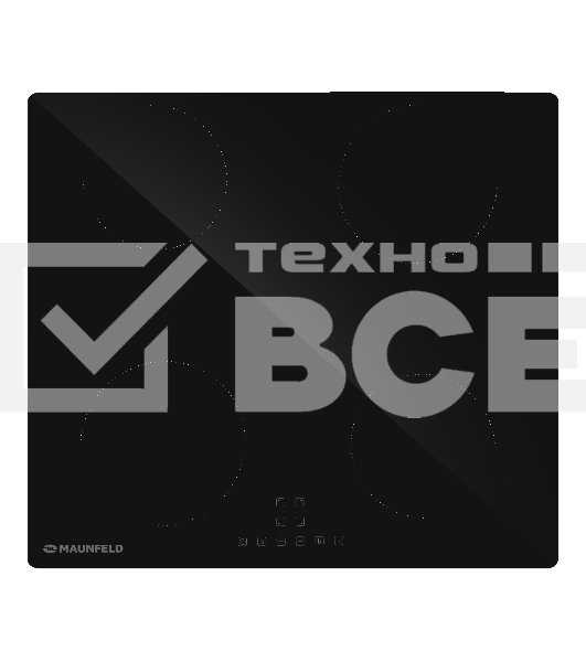 Индукционная варочная панель Maunfeld AVI594BK 7200 Вт, черный