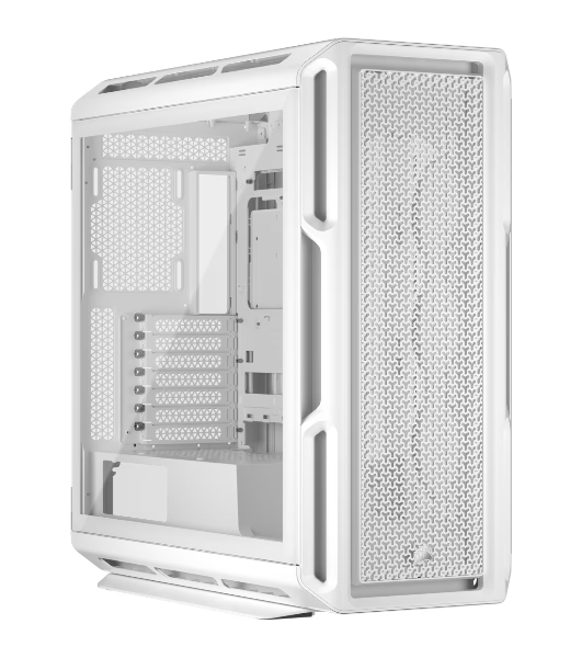 Компьютерный корпус без блока питания Case Corsair 5000T, Midi-Tower, TG, no fan, 4xUSB-A 3.2, 1xUSB 3.2 Type-C, E-ATX, ATX, mATX, mITX White