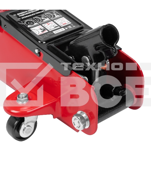 Домкрат гидравлический подкатной MTX 2 т, 140-340 мм, в пласт. кейсе