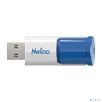 Флешка USB Netac U182 Blue (NT03U182N-064G-32BL), 64Gb, USB 3.0, R/W 70/30, белый/синий, фото4