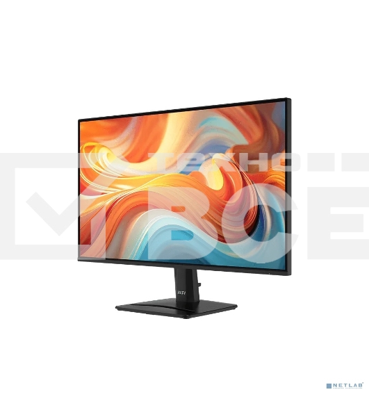 Монитор 27' MSI Pro MP271 E14A IPS 1920x1080, 144 Гц, 1 мс (MPRT), 16:9, 300 кд/м², VGA, HDMI 2.0, DP 1.2a, 3.5 Jack, динамики (2x2 Вт), HDR10, Adaptive-Sync, черный
