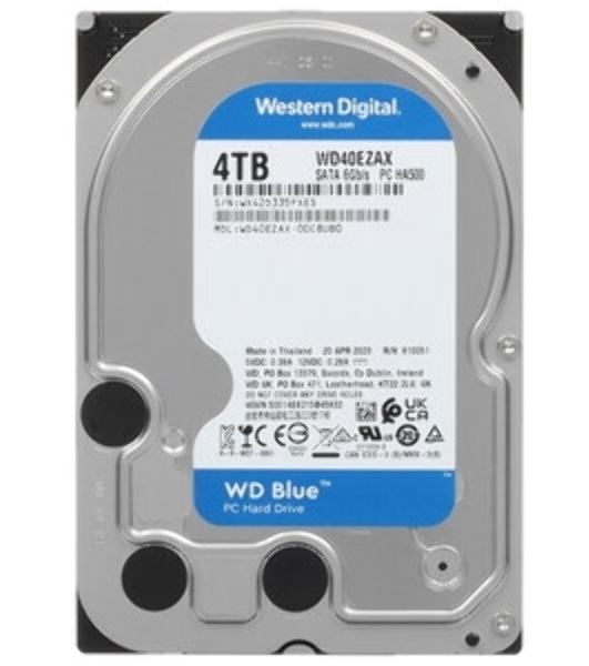 Жесткий диск Western Digital 4Tb 5400 SATA 6Gb/S 256MB BLUE