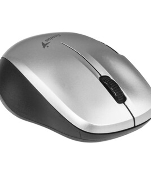 Мышь беспроводная Genius Ergo 8200S серебристый, 1200 dpi, радиоканал, USB, кнопки - 5