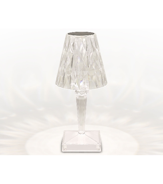 Настольная светодиодная лампа Ambrella light DE8055 CL прозрачный LED 3000K/4200K/6400K 3W