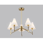 Люстра Ambrella light LH57133/5 BS/FR латунь/белый матовый E14/5 max 40W D650*590, фото3