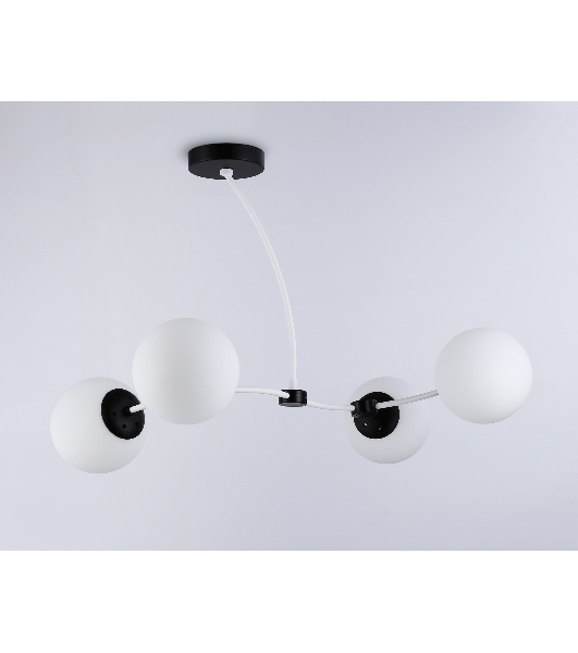 Светитльник Ambrella Light TR2542/4 WH/BK белый/черный E27/4 max 60W 700*450*450