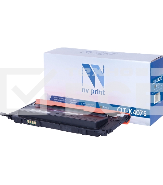 Картридж NVPrint совместимый Samsung CLT-K407S Black для CLP-325/CLX-3185 (1500k)