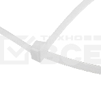 Хомут-стяжкa нейлоновая с тройным замком Rexant 250x3,6 мм, белая, упаковка 100 шт., фото5