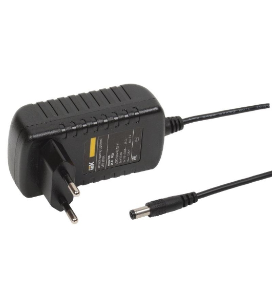 Драйвер LED ИПСН 24Вт 12 В адаптер -JacK 5,5 мм IP20 IEK-eco IEK LSP2-024-12-20-11