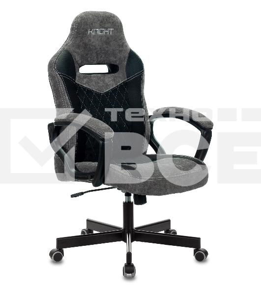 Кресло игровое Бюрократ VIKING 6 KNIGHT B FABRIC черный крестовина металл/пластик
