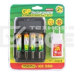 Аккумулятор + зарядное устройство GP PowerBank 270AAHCMHSPBA-2CR4 AA NiMH 2700mAh (4шт) блистер, фото 1