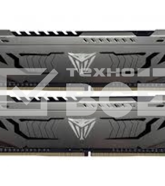 Оперативная память Patriot Viper Steel, DDR4, 16GB (2x8 GB), 3600 MHz, CL17, радиатор, чёрный