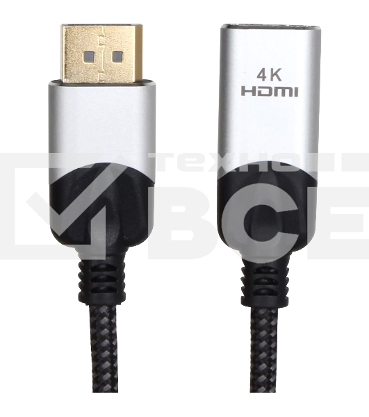 Кабель VCOM DISPLAY PORT TO HDMI 4K 0.15 M CG621M-0.15