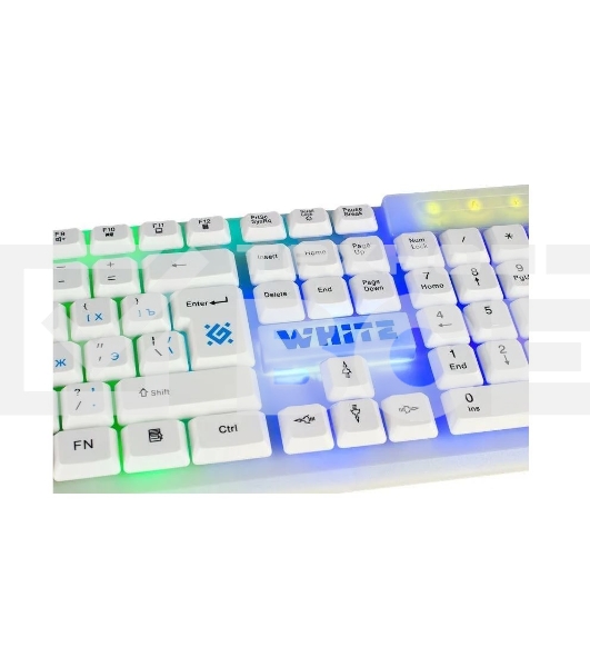 Клавиатура Defender White GK-172  проводная, USB, белый