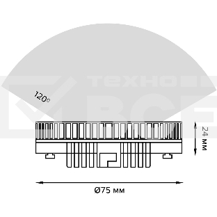 Лампа светодиодная Gauss GX53 6Вт цок.:GX53 таблетка 220B 4100K св.свеч.бел.нейт. (упак.:10шт) (108008206)