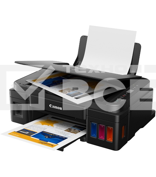 МФУ струйный Canon PIXMA G2410 (2313C009), A4, цветной, печ. 8.8 стр/мин (ч/б) 5 стр/мин (цвет), скан. до 19 стр/мин., 1200 x 4800 dpi (принтер) 1200x600dpi (сканер), USB
