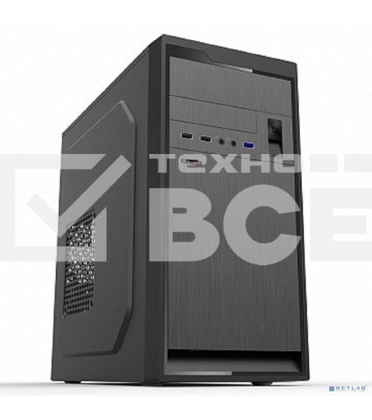 Компьютерный корпус MiniTower Powerman SV511 черный PMP-450ATX U2.0*2+U3.0*1+A(HD)