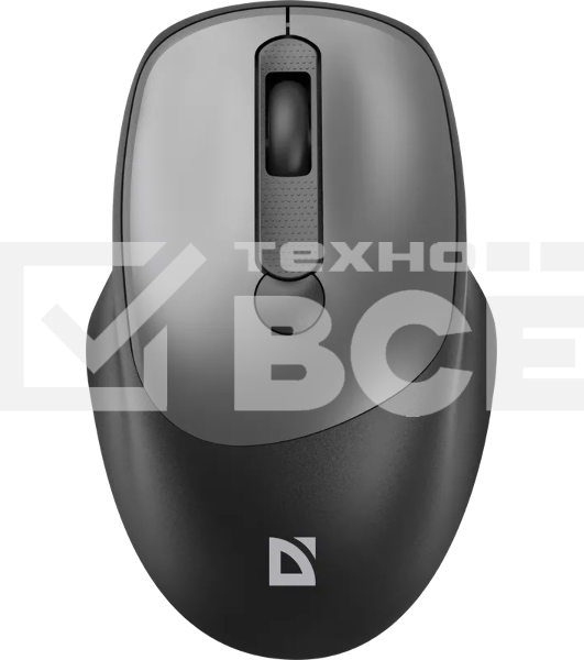 Мышь беспроводная Defender Feam MM-296 черный, 1600 dpi, радиоканал, USB, кнопки - 4
