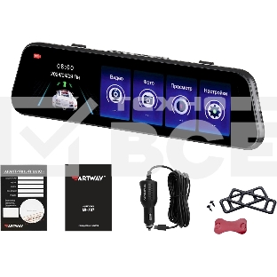 Видеорегистратор Artway AV-605 черный 2Mpix 1920x1080 1080p 170гр.