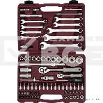 Набор инструментов THORVIK UTS0082 универсальный 1/4'' 1/2''DR 82 предмета, фото2