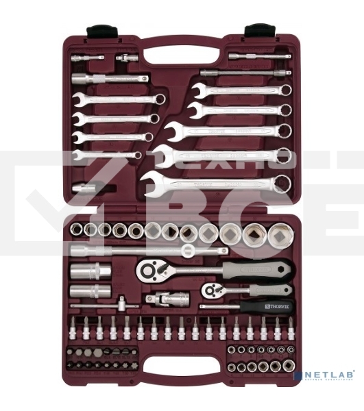 Набор инструментов THORVIK UTS0082 универсальный 1/4'' 1/2''DR 82 предмета