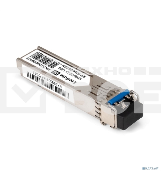Трансивер SFP EXT-1G-SM1310-LC2-20KM (1000Base-LX для одномодового оптического кабеля, 1,25 Гбит/с, Tx:1310/Rx:1310 нм, до 20 км, разъем Duplex LC)