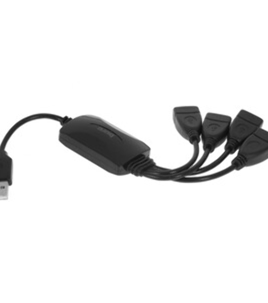 USB-концентратор Buro BU-HUB4-0.3-U2.0-Splitter, USB 2.0, USB 4 порта, USB