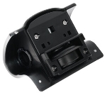 Нож роликовый Kw-Trio 03806BLACK, диаметр лезвия 28 мм, выдвижное лезвие пластик черный, блистер, фото3