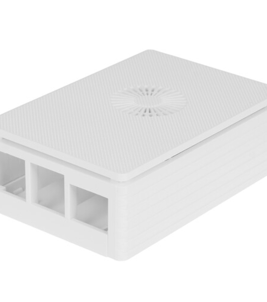 Компьютерный корпус ACD RA595 белый Injection Molding Case Supporting 3007 Fans for Raspberry 4B